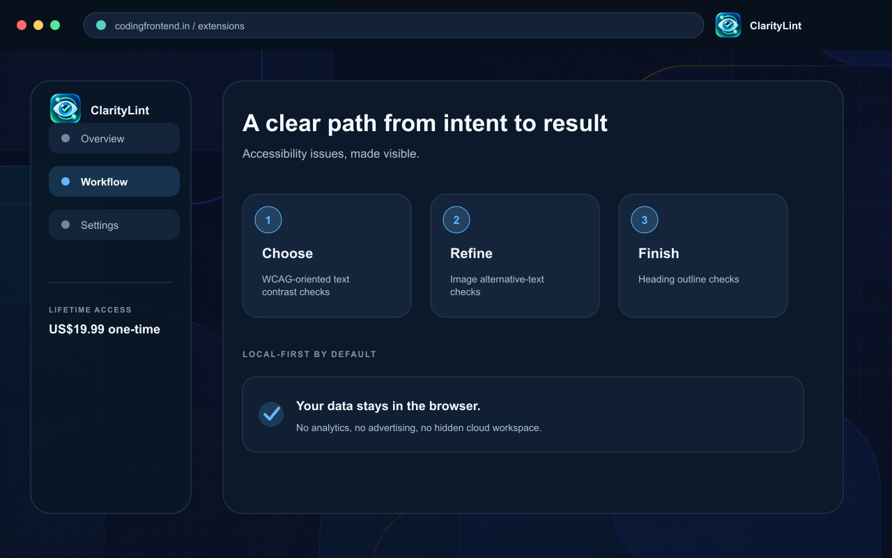 ClarityLint — Accessibility Inspector screenshot 2