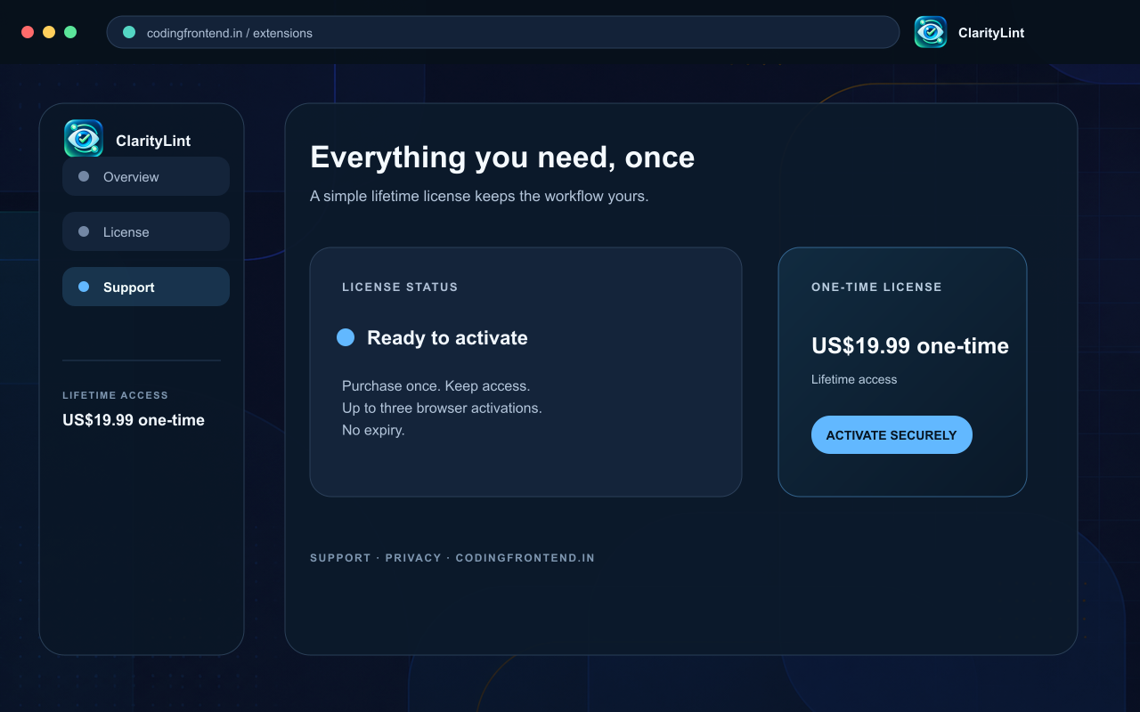 ClarityLint — Accessibility Inspector screenshot 3