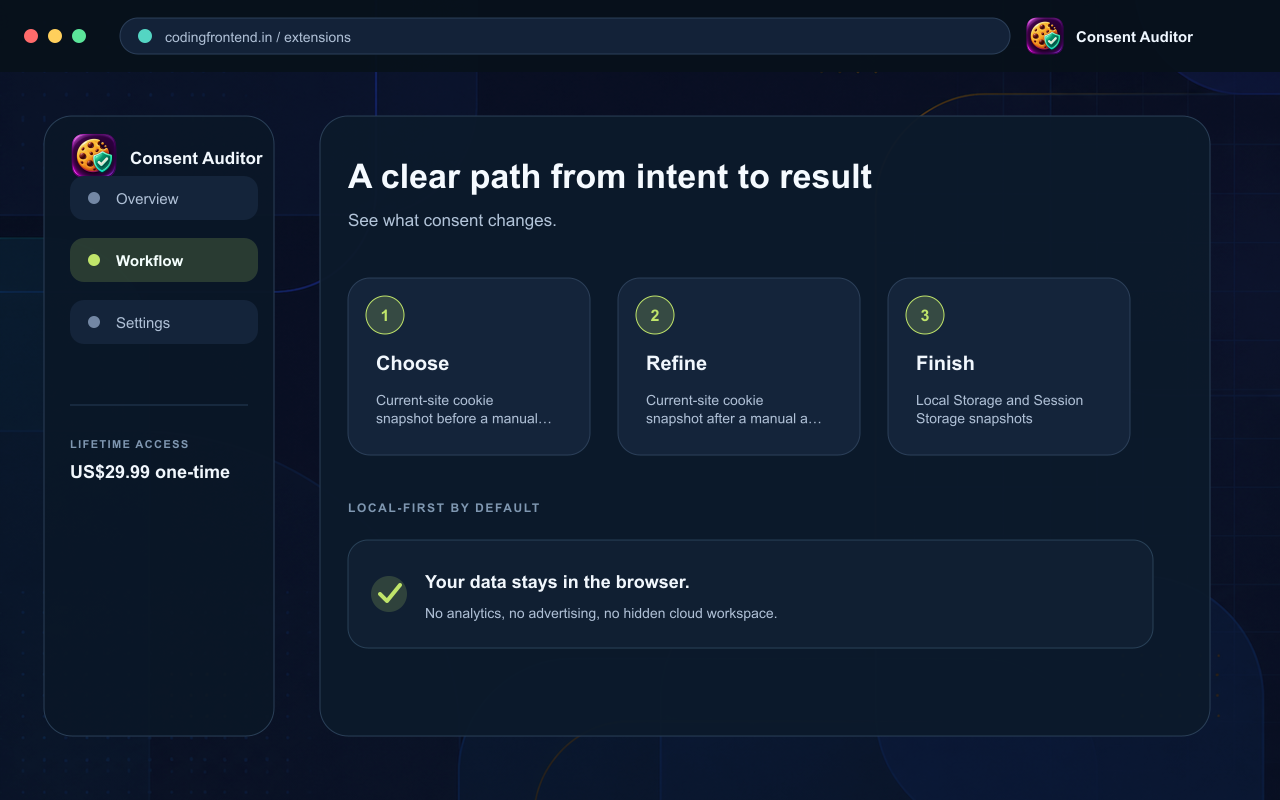 Cookie Consent Auditor screenshot 2