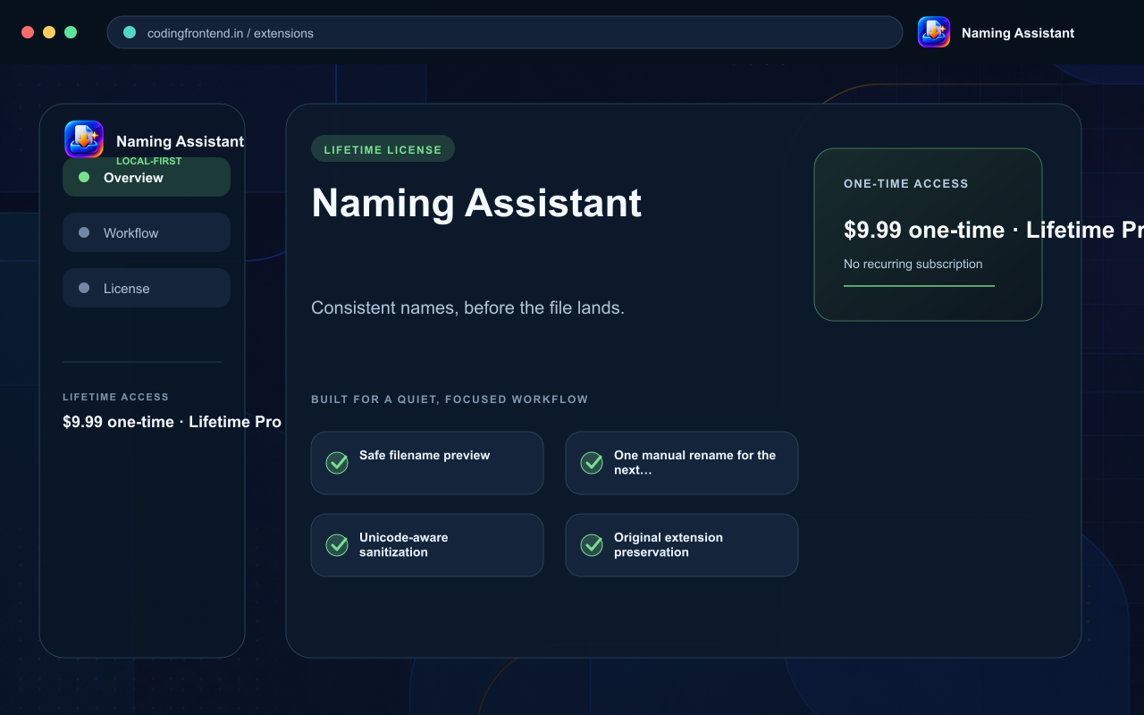 Download Naming Assistant screenshot 1