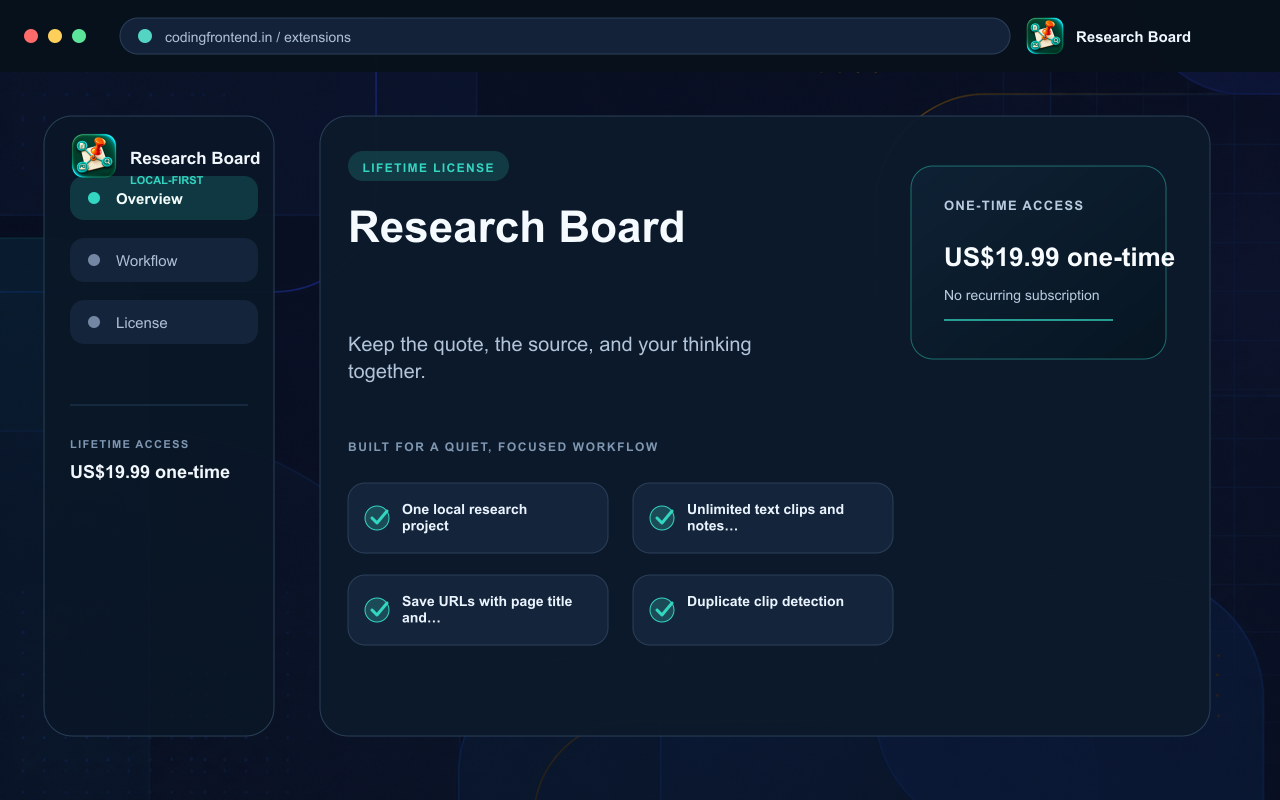 Local Research Board screenshot 1