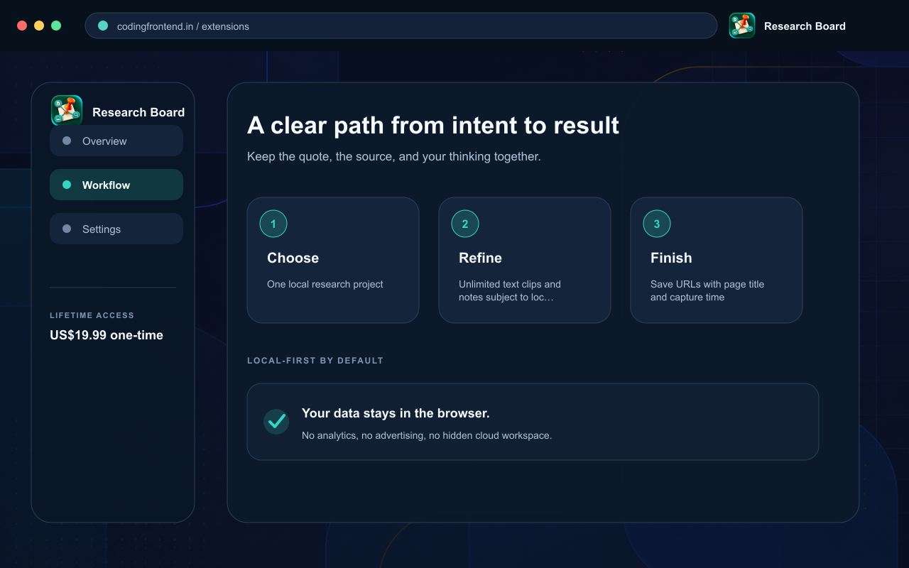 Local Research Board screenshot 2