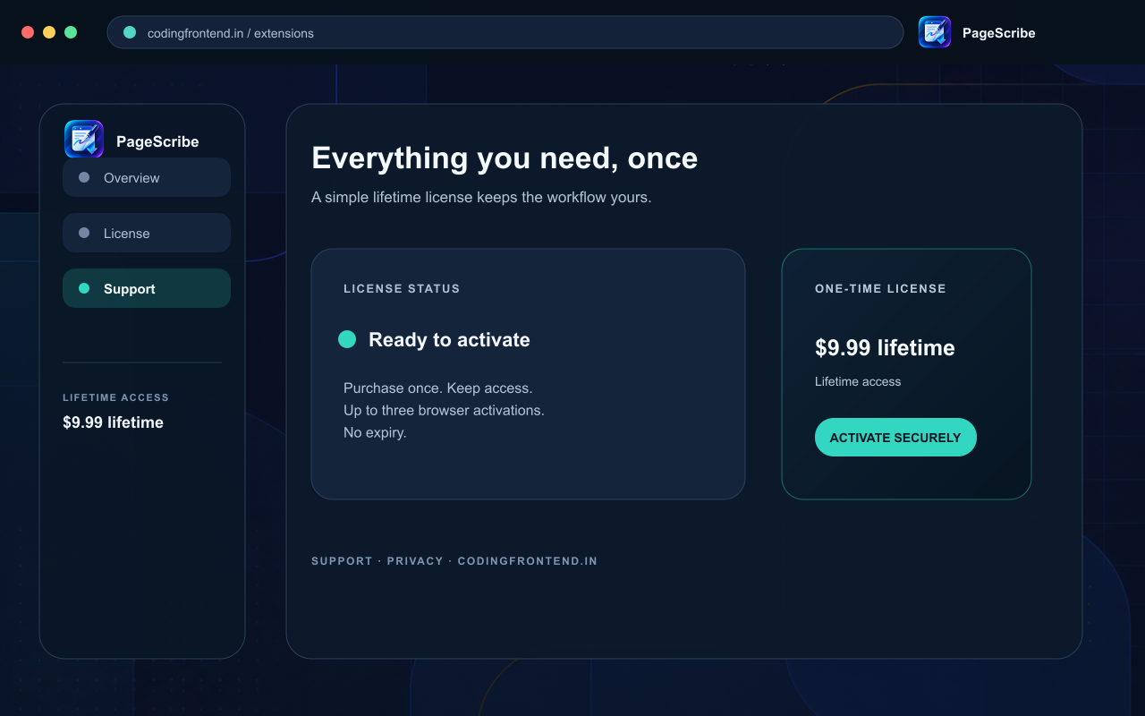 PageScribe — Page to Markdown screenshot 3