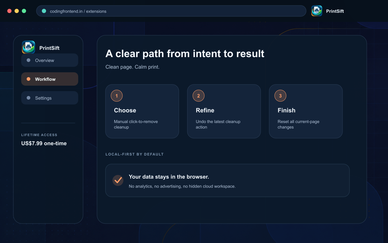 PrintSift screenshot 2