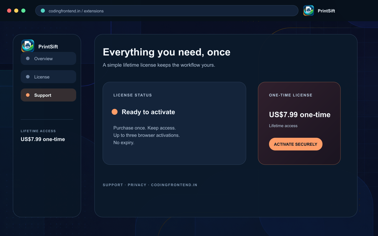PrintSift screenshot 3