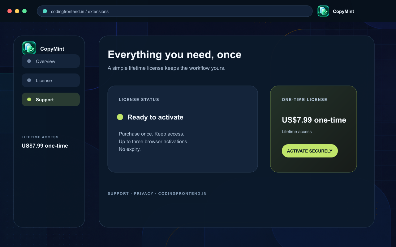 CopyMint — Smart Copy Formatter screenshot 3
