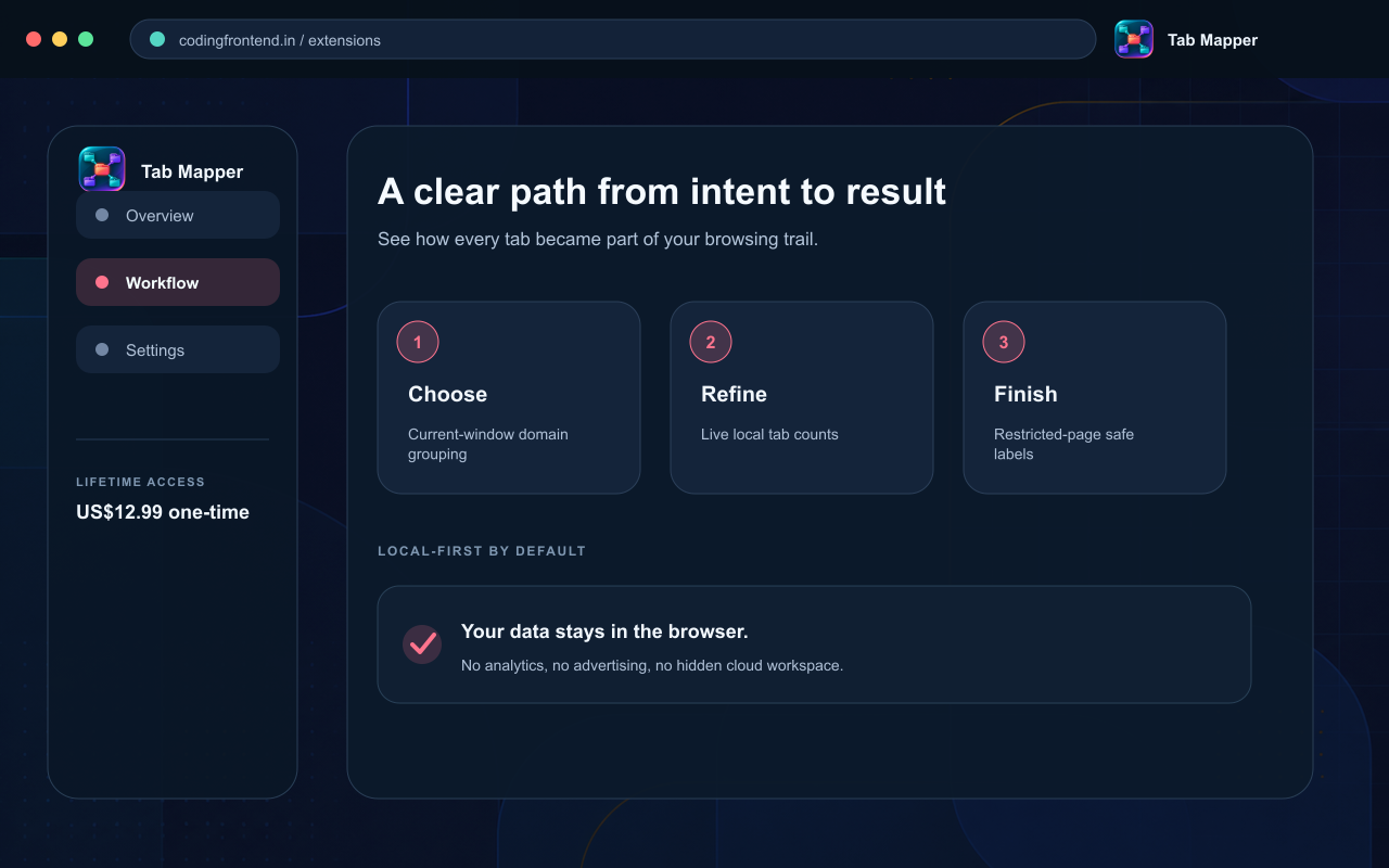 Tab Relationship Mapper screenshot 2