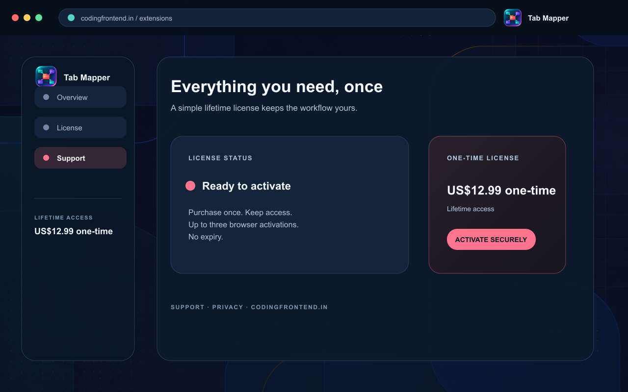 Tab Relationship Mapper screenshot 3