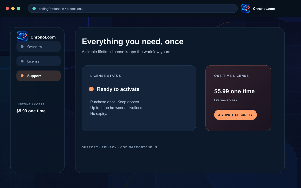 ChronoLoom — Time-Zone Overlay screenshot 3