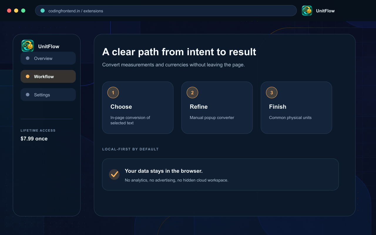 UnitFlow — Unit & Currency Converter screenshot 2