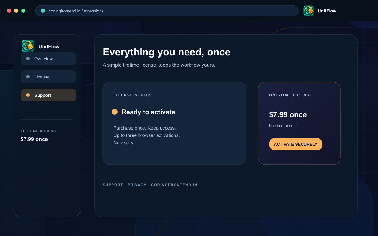 UnitFlow — Unit & Currency Converter screenshot 3